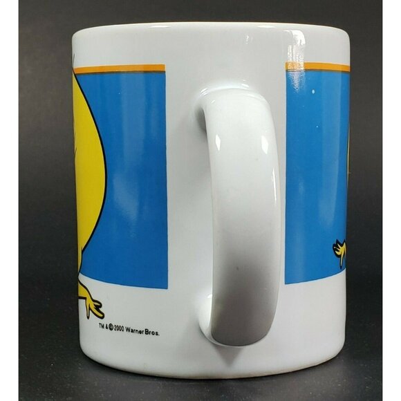 Looney Tunes Tweety Bird Coffee Mug Warner Bros Cup Gibson 2000 - Picture 3 of 9